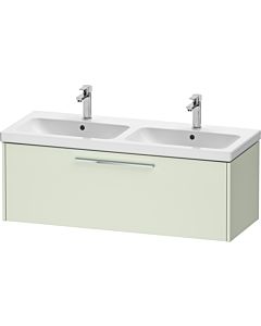 Duravit D-Code Doppel-Waschtischunterschrank DC4669010HH0000 Griff Chrom, Blassgrün Matt, Wandhängend, Auszug 1, 184x400x460 mm