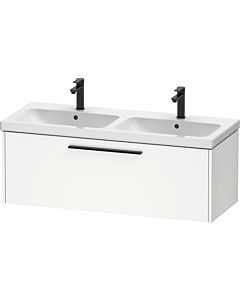 Duravit D-Code Double vanity unit DC46690BD180000 Handle Diamond Black, Weiß Matt , Wall-mounted, 1184x400x460 mm