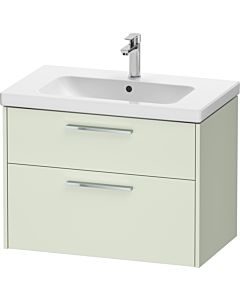 Duravit D-Code meuble sous-vasque DC4672010HH0000 , poignée chromée, vert pâle mat, suspendu, tiroirs 2, 784x555x460 mm