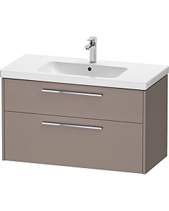 Duravit D-Code meuble sous-vasque DC4673010430000 , poignée chromée, Basalt Matt , suspendu, tiroirs 2, 984x555x460 mm