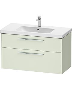 Duravit D-Code meuble sous-vasque DC4673010HH0000 , poignée chromée, vert pâle mat, suspendu, tiroirs 2, 984x555x460 mm