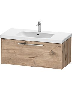 Duravit D-Code meuble sous-vasque DC4668010550000 poignée chromé, chêne marbre, suspendu, coulissant 2000 , 984x400x460 mm