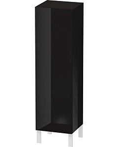 L-Cube Duravit tall cabinet LC1178L4040 40x36.3x132cm, door on the left, black high gloss
