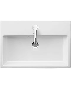 Duravit Vero Air furniture washbasin 2368600027 60x40cm, with tap hole, with tap platform, ground, with overflow, white
