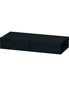 Duravit DuraStyle drawer shelf DS827001616 100 x 44 cm, 2 drawers, black oak, with console support