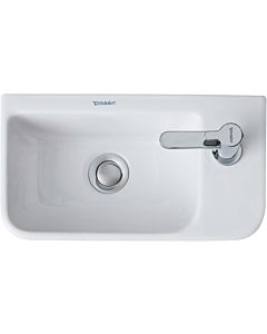Duravit Me by Starck washbasin 0717400000 40 x 22 cm, tap hole on the right, without overflow, with tap platform, white