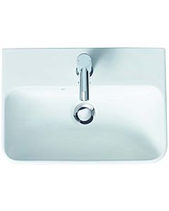 Duravit Me by Starck washbasin 2335603200 60 x 46 cm, white silk matt, with tap hole, with overflow, with tap platform