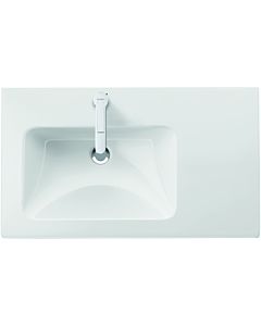 Duravit Me by Starck furniture washbasin 2345830000 83x49cm, basin on the left, with overflow, tap platform, 2000 tap hole, white