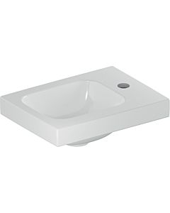 Geberit iCon light Handwaschbecken 501830001 38x28cm, Hahnloch rechts, ohne Überlauf, weiß