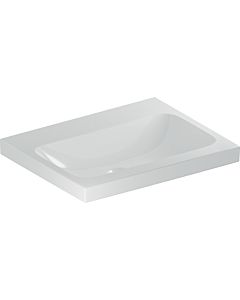 Geberit iCon light vasque 501834007 60x48cm, sans trou pour robinetterie, sans trop-plein, blanc