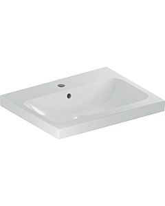 Geberit iCon light lavabo 501835006 70x48cm, trou pour robinetterie central, sans trop-plein, blanc KeraTect