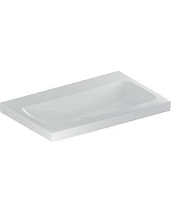 Geberit iCon light vasque 501835007 70x48cm, sans trou pour robinetterie, sans trop-plein, blanc