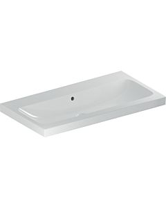 Geberit iCon light vasque 501836003 90x48cm, sans trou pour robinetterie, avec trop-plein, blanc