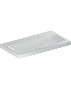 Geberit iCon light vasque 501836007 90x48cm, sans trou pour robinetterie, sans trop-plein, blanc