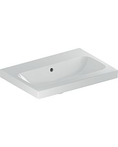 Geberit iCon light lavabo 501841005 60x42cm, trou pour robinetterie central, sans trop-plein, blanc