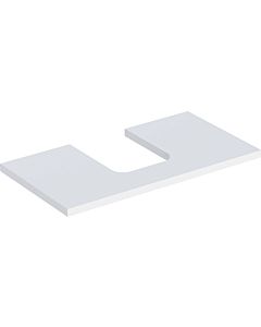 Geberit One plate 505272002 75 x 3 x 47 cm, blanc /laqué mat, découpe au centre