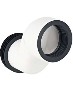 Geberit jeu de pièces de raccordement 131108111 blanc , pour mur WC , étagé, 7 cm, Ø 90 mm