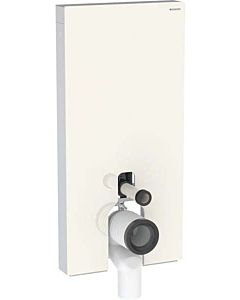 Geberit Monolith Stand-WC-Modul 131003JL5 Bauhöhe 101cm, Front Glas sand-grau, Seite aluminium