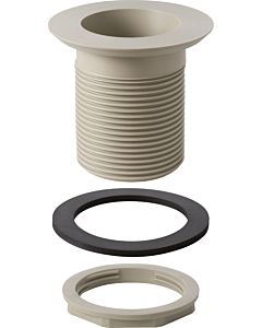 Geberit drain valve 352329081 Rg 60 x 2000 / 8 &quot;, round thread, plastic, pebble gray