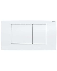 Geberit Twinline30 Betätigungsplatte 115899KJ1 Platte weiss, Designstreifen hochglanz verchromt