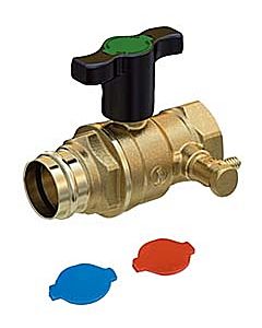 Opal ball valve R851VY152 2000 / 2 &quot;x18mm, press connection, with wing handle