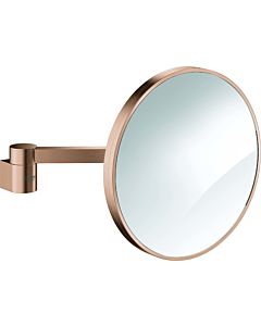 Grohe Selection cosmetic mirror 41077DL0 warm sunset brushed, wall mounting, without lighting