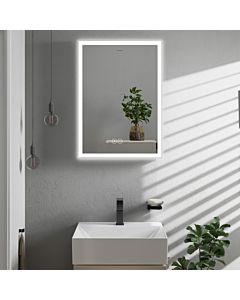 hansgrohe Xarita E mirror 54989700 with capacitive touch sensor, 500 x 700 x 50 mm, white matt