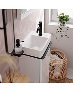 hansgrohe Xelu Q hand washbasin 61084450 360x250mm, shelf on the right, with tap hole, without overflow, SmartClean, white