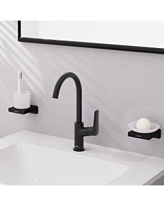 hansgrohe Logis Einhebel-Waschtisch-Armatur 71130670 Ablaufgarnitur Kunststoff Zugstange, mit Schwenkauslauf