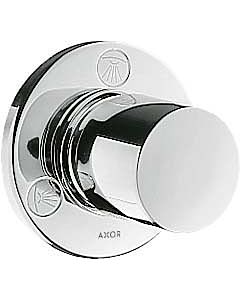 hansgrohe Trio/Quattro final assembly set 38933330 concealed shut-off and diverter valve, polished black chrome