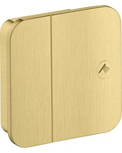 hansgrohe Axor One Fertigmontageset 45771950 Unterputz-Absperrventil, 1 Verbraucher, brushed brass