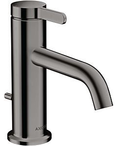 hansgrohe Axor One Waschtischarmatur 48000330 Ausladung 130mm, mit Zugstangen-Ablaufgarnitur, polished black chrome