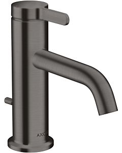 hansgrohe Axor One Waschtischarmatur 48000340 Ausladung 130mm, mit Zugstangen-Ablaufgarnitur, brushed black chrome