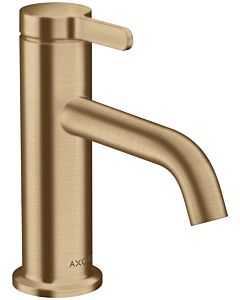 hansgrohe Axor One Waschtischarmatur 48001140 Ausladung 130mm, unverschließbare Ablaufgarnitur, brushed bronze