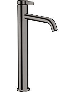 hansgrohe Axor One Waschtischarmatur 48002330 Ausladung 180mm, unverschließbare Ablaufgarnitur, polished black chrome