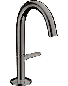 hansgrohe Axor One Wash basin mixer 48010330 projection 122mm, with push-open waste set, polished black chrome