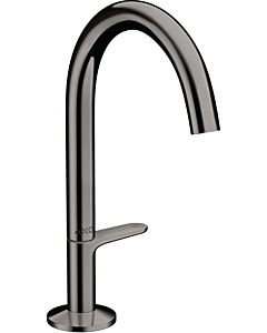 hansgrohe Axor One Wash basin mixer 48020330 projection 140mm, with push-open waste set, polished black chrome