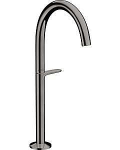 hansgrohe Axor One Waschtischarmatur 48030330 Ausladung 165mm, für Aufsatzwaschtische, mit Push-Open-Ablaufgarnitur, polished black chrome