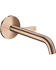 hansgrohe Axor One Finishing set 48112300 Concealed washbasin mixer, with spout 220mm, polished red gold