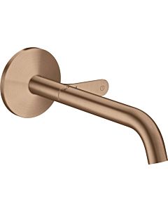 hansgrohe Axor One Finishing set 48112310 Concealed washbasin mixer, with spout 220mm, brushed red gold