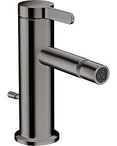 hansgrohe Axor One Bidetarmatur 48210330 Ausladung 113mm, mit Zugstangen-Ablaufgarnitur, polished black chrome