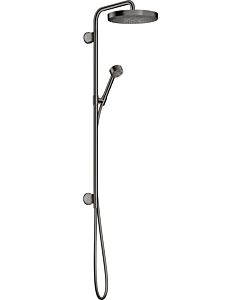 hansgrohe Axor One Fertigmontageset 48790330 Unterputz-Showerpipe, mit Handbrause, 280mm, 1jet, polished black chrome