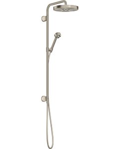 hansgrohe Axor One Finishing set 48790820 Concealed showerpipe, with hand shower, 280mm, 1jet, brushed nickel