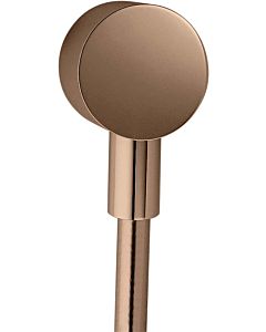 hansgrohe Axor hose connection 27451300 round, with non-return valve, polished red gold