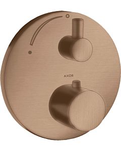 hansgrohe Axor Uno Finishing set 38700310 Concealed thermostat, with shut-off valve, brushed red gold