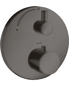 hansgrohe Axor Uno Finishing set 38700340 Concealed thermostat, with shut-off valve, brushed black chrome