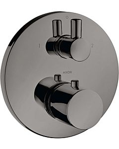 hansgrohe Axor Uno Finishing set 38720330 Concealed thermostat, with shut-off and diverter valve, polished black chrome