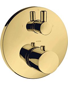 hansgrohe Axor Uno Finishing set 38720990 Concealed thermostat, with shut-off and diverter valve, polished gold optic