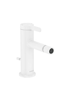 hansgrohe Axor One Bidetarmatur 48210700 Ausladung 113mm, mit Zugstangen-Ablaufgarnitur, mattweiß