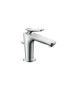 hansgrohe Axor Citterio C CoolStart Waschtischarmatur 49010000 ohne Struktur, chrom, Ausladung 128mm, Zugstangen-Ablaufgarnitur